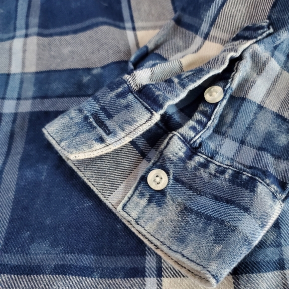 Kenneth Cole Reaction Plaid Button Down Shirt - Picture 2 of 11